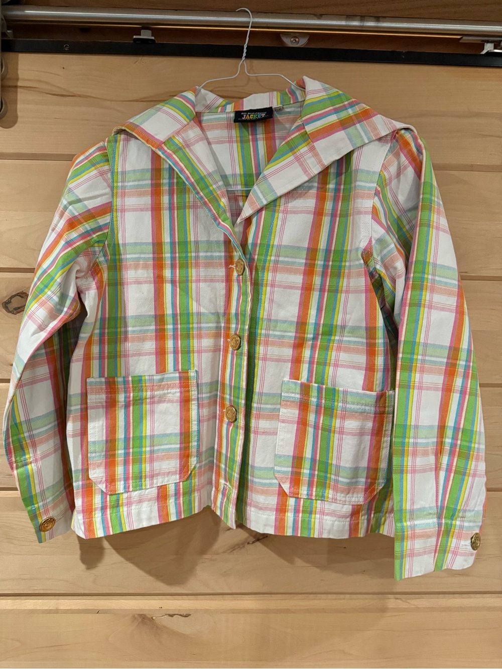 RARE: Big Bud Press XXS Sailor Jacket Multicolor Plaid